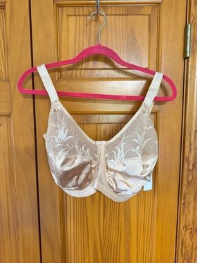 Elomi 34HH Nude Caitlyn  Full Cup Side Support  Underwire Bra Style 8030 NWTNude